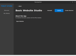 Basic Website Studio (Tkinter Edition) Screenshot 1